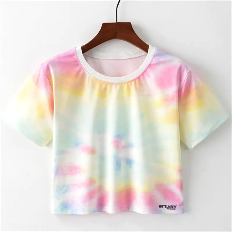 Новинка 3D футболка с забавным жирафом лето 2019 короткий рукав круглый вырез