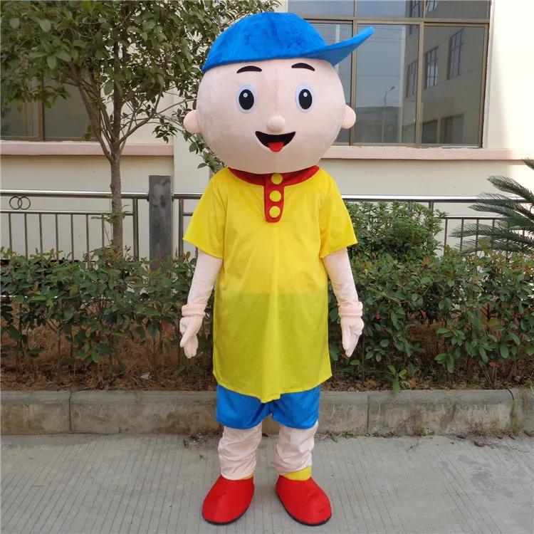 Костюм талисмана Caillou для взрослых размер костюм из мультфильма мальчиков