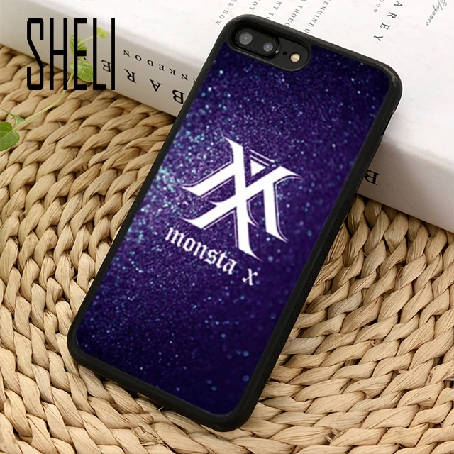 Чехол для телефона SHELI Monsta X Kpop с логотипом iPhone 5 6 6s 7 8 plus 11 pro XR XS max Samsung S6 S7 edge S8 S9 S10