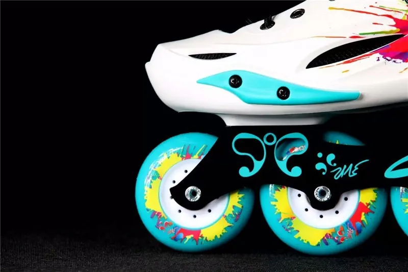 Japy Skate Фристайл М1 Профессиональный Инлайн ролики для слалома взрослых роликовые коньки обуви скольжения бесплатно катание Patines Adulto