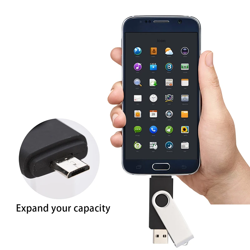 Флеш-накопитель OTG Usb 8 ГБ 16 ГБ 32 ГБ 64 Гб 128 Гб Память usb-накопитель 4 ГБ USB 2,0 для смартфона