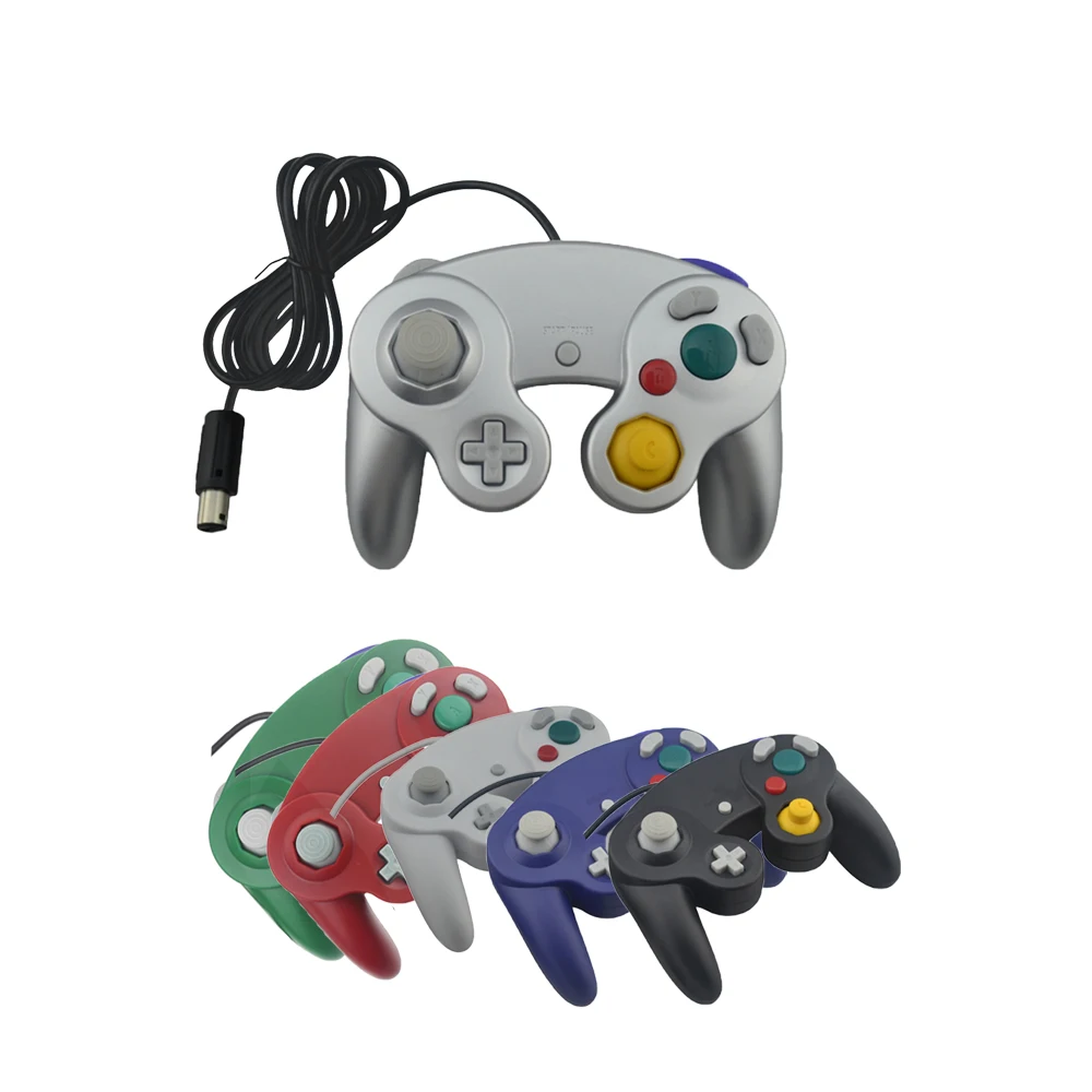 50 шт. классический Проводной контроллер Джойстик Геймпад одноточечный для N G C