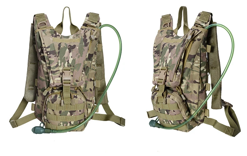 CP With Water bag 15L армейский тактический рюкзак 600D военные Пеший Туризм Велосипедный Спорт Рюкзаки на открытом воздухе Велоспорт Отдых на природе воды сумка 2.5L - Цвет: CP With Water bag