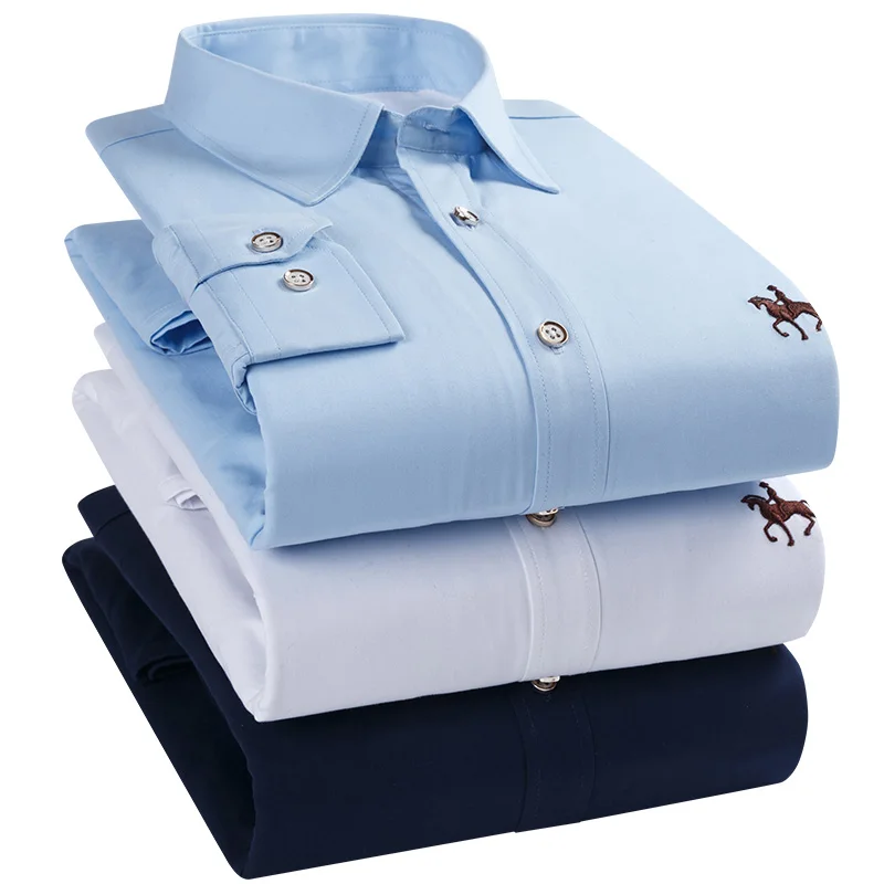 2019 зимняя теплая одноцветная Мужская брендовая качественная рубашка мужские