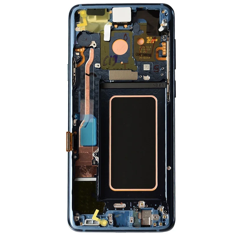 Замена AMOLED LCD для SAMSUNG Galaxy S9 дисплей + сенсорный экран дигитайзер с рамкой Plus G960 G960F