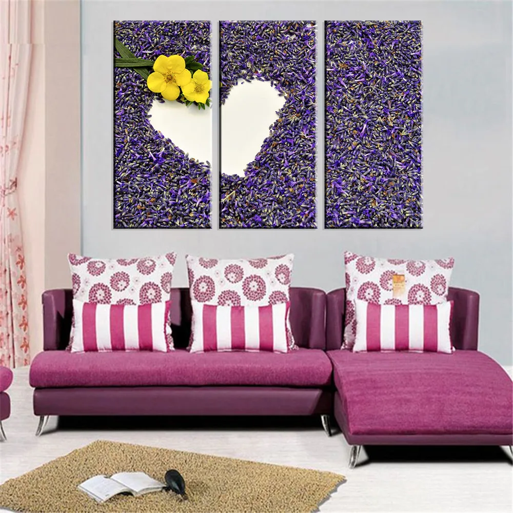 Уникальная Подарочная Картина на холсте без рамы лаванда креативные любящие