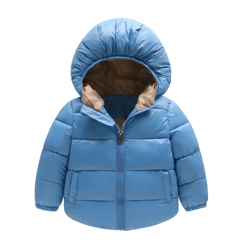 

Детский пуховик с капюшоном, на утином пуху