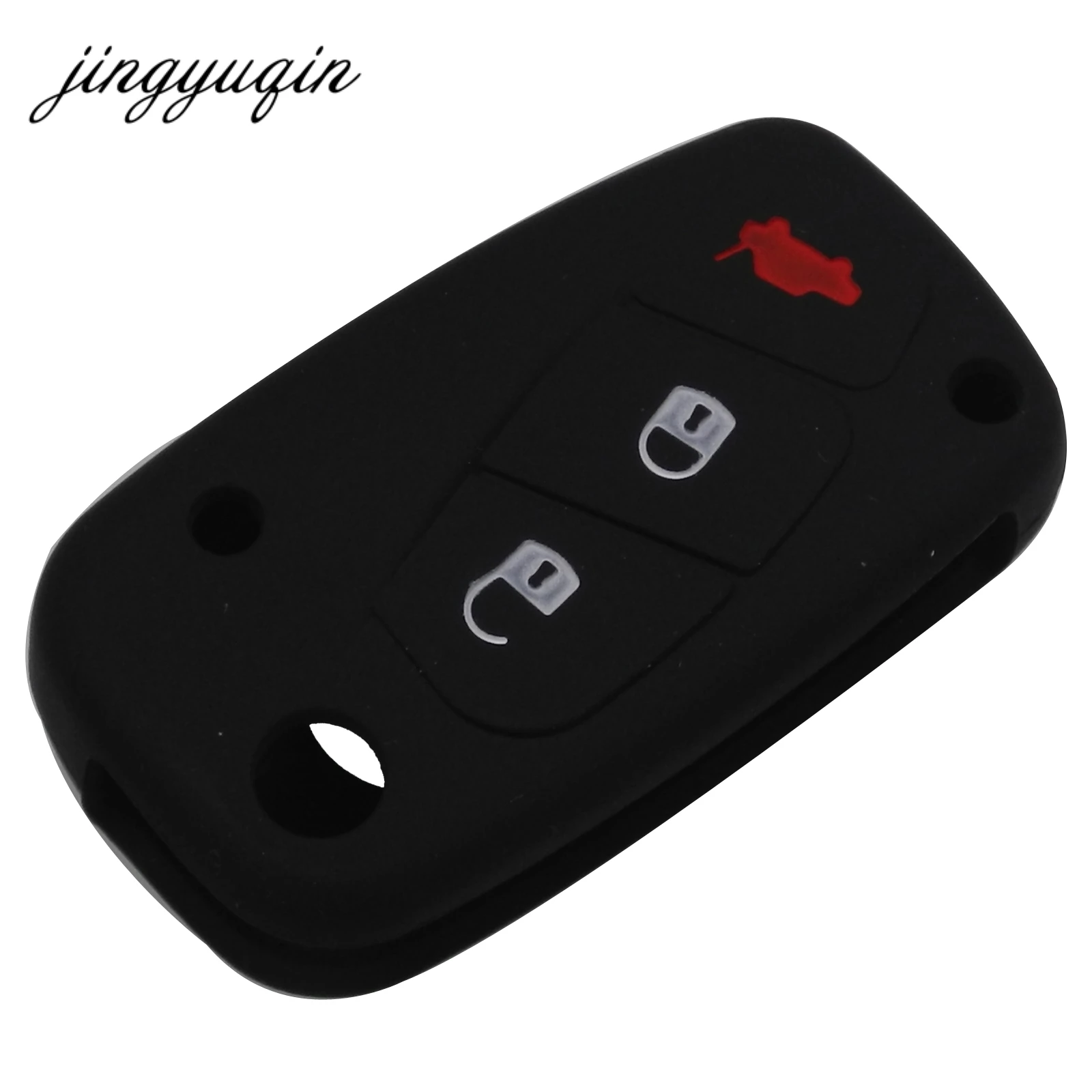 Чехол jingyuqin для автомобильного ключа пульта FIAT 500 Punto Ducato Stilo Panda Doblo Bravo 3 кнопки