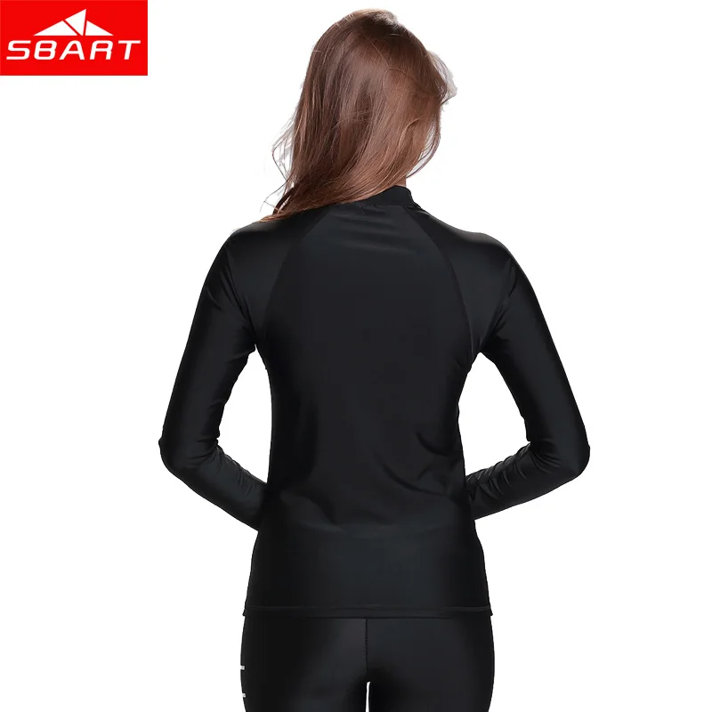 SBART гидрокостюмы с длинными рукавами топ купальный костюм лайкра молния