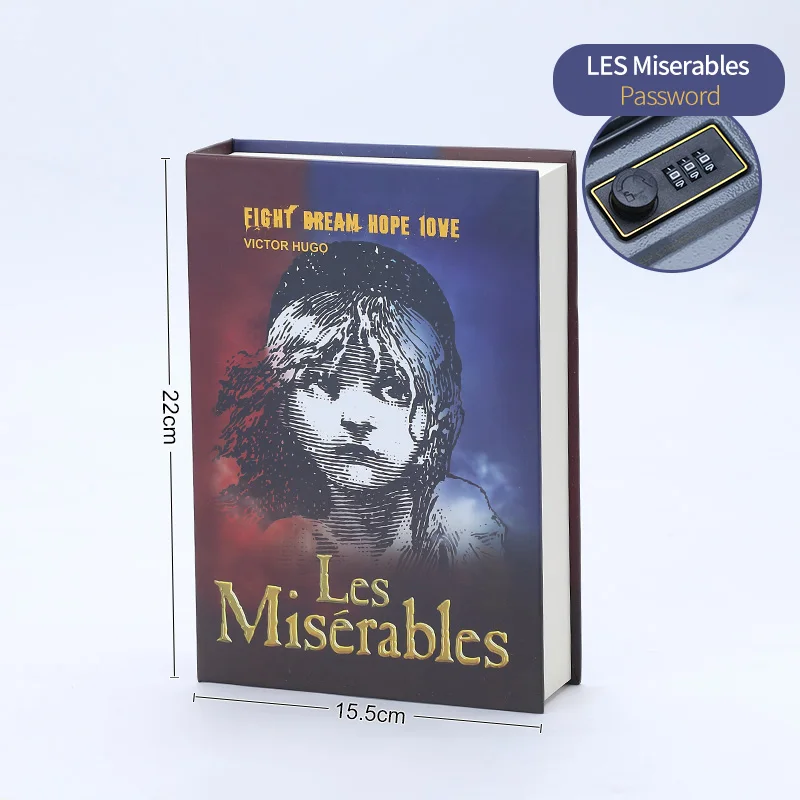 Les Password Металлическая копилка, замок, пароль, сейф, книга для хранения монет, коробка для хранения, украшение дома, аксессуары SB-ZZ - Цвет: Les Password