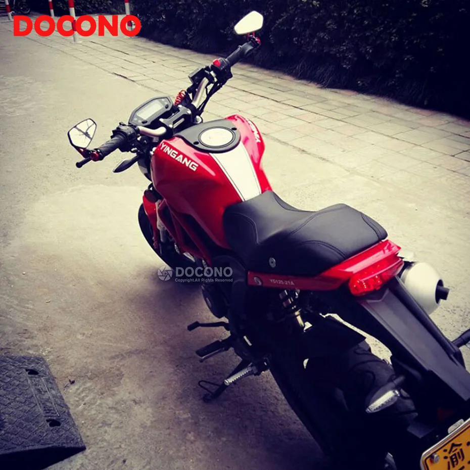 

Motorcycle 7/8" 22mm handlebar end side rearview mirror For honda pcx cbr 600 f4i hornet kawasaki z800 z1000 ktm duke