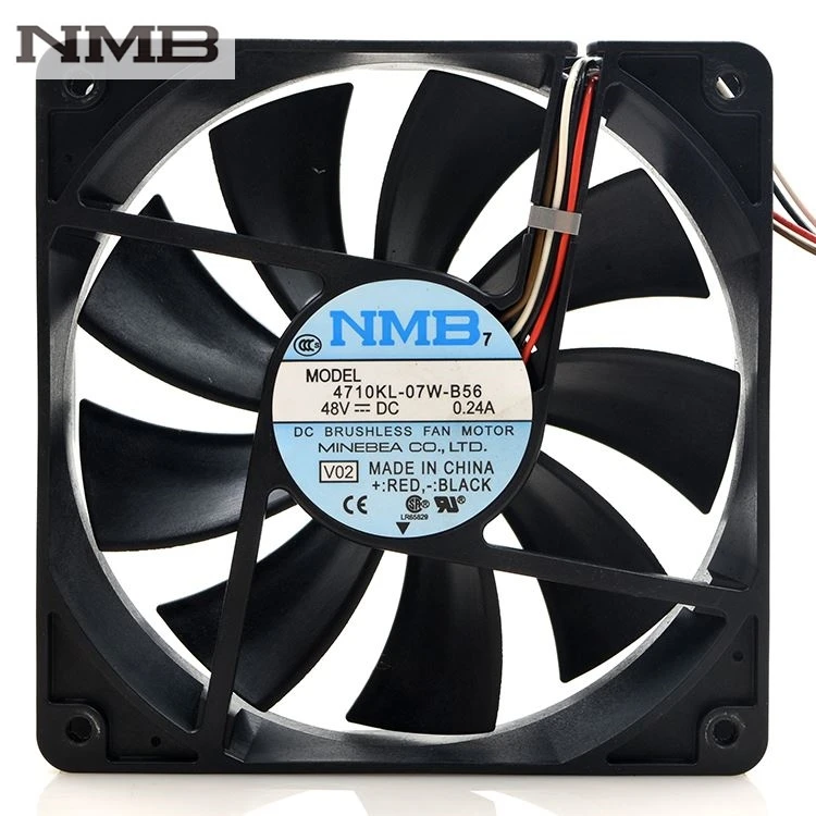 Оригинал для NMB 4710KL 07W B56 0.24A 12025 12 см серверный промышленный охлаждающий