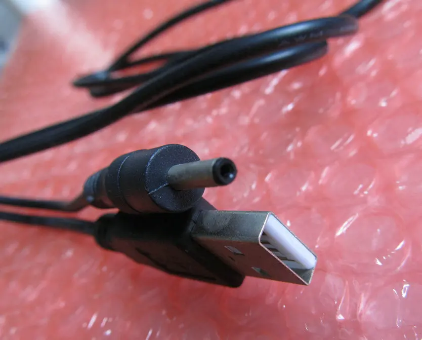 

2pcs & Article M/M USB A 2.0 male to DC Power Plug charging Cable 3.0x1.1mm Male Supply Extension line connector cord 1meter 3ft