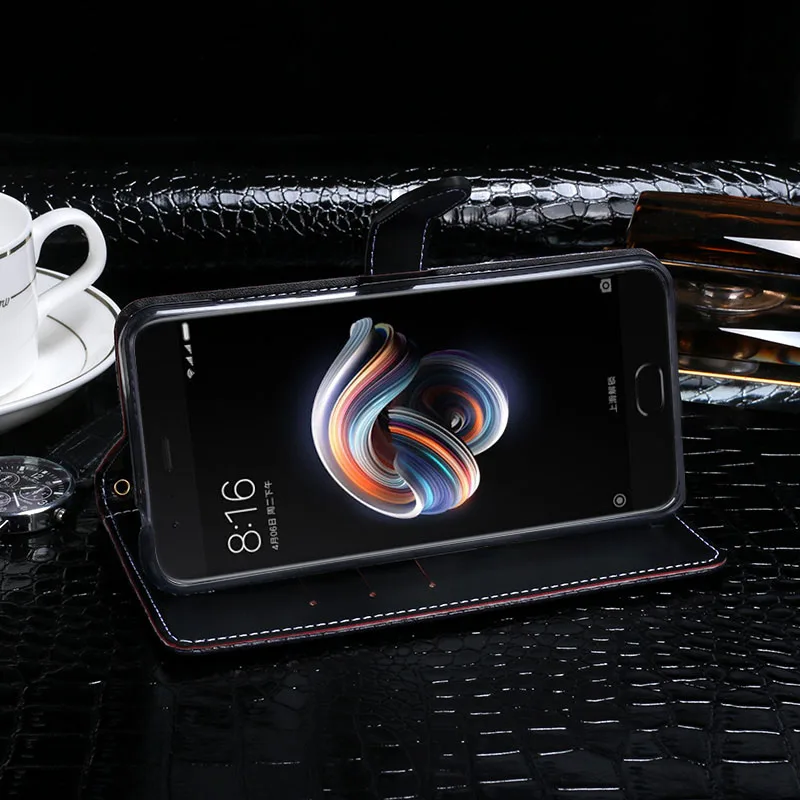 Чехол для Xiaomi Mi Примечание 3 чехол Крокодил зерна флип кожаный крышка бизнес