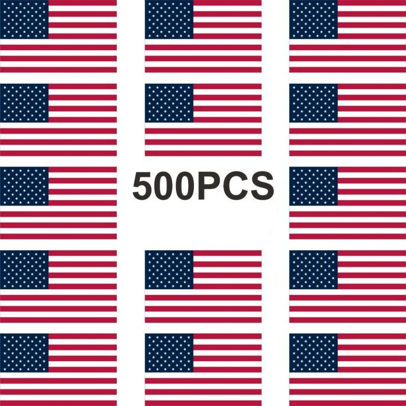 500 шт американский флаг стикер s патриотический рулон с наклейками 2 &quotШирина США