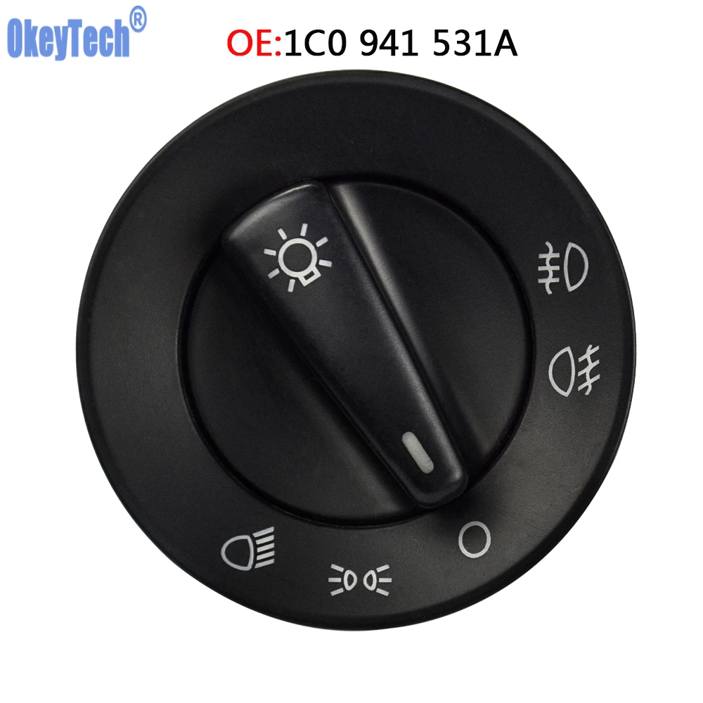 OkeyTech автомобильный переключатель фар модуль датчика света 1C0 941 531 A для Volkswagen Golf Mk4