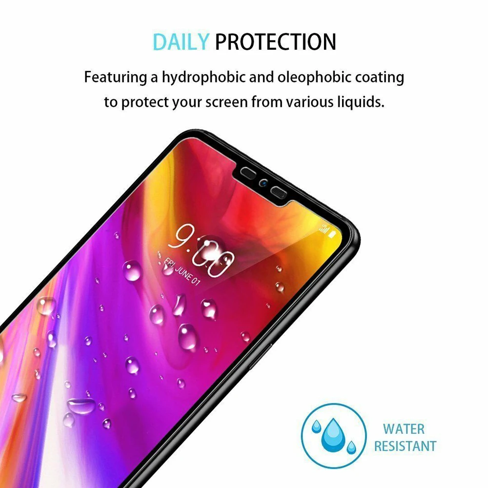 2 шт для LG G7 ThinQ Анти взрыв HD полное покрытие закаленное стекло протектор экрана
