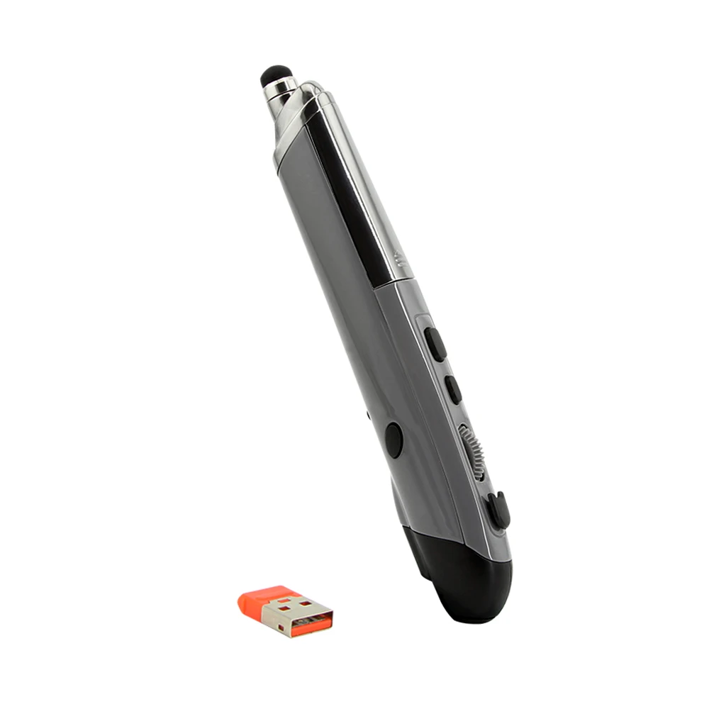 CHYI, беспроводная ручка, мышь, USB, оптическая, 1600 dpi, карандаш, эргономичная, сенсорная ручка, мыши, PPT, указка, лазерная, Mause, для ПК, ноутбука, компьютера