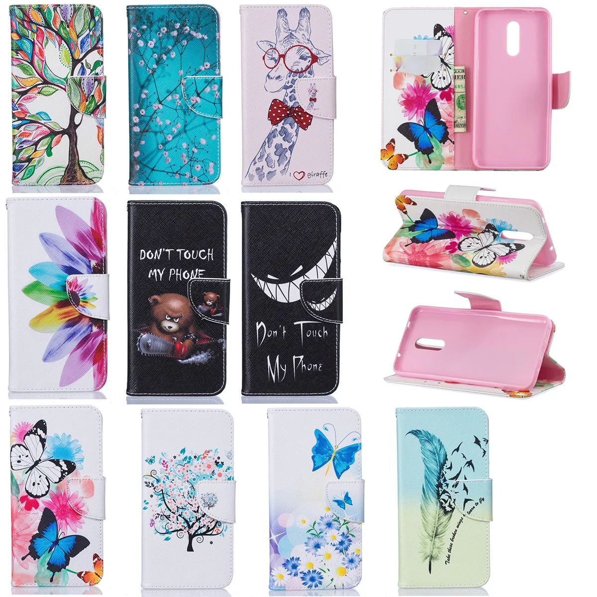 Для Coque Nokia 3,2 чехол, кожаный чехол для Fundas Nokia 3,2 чехол для Nokia 3,2 чехол Слон Сова Флип Бумажник Стенд телефонные чехлы