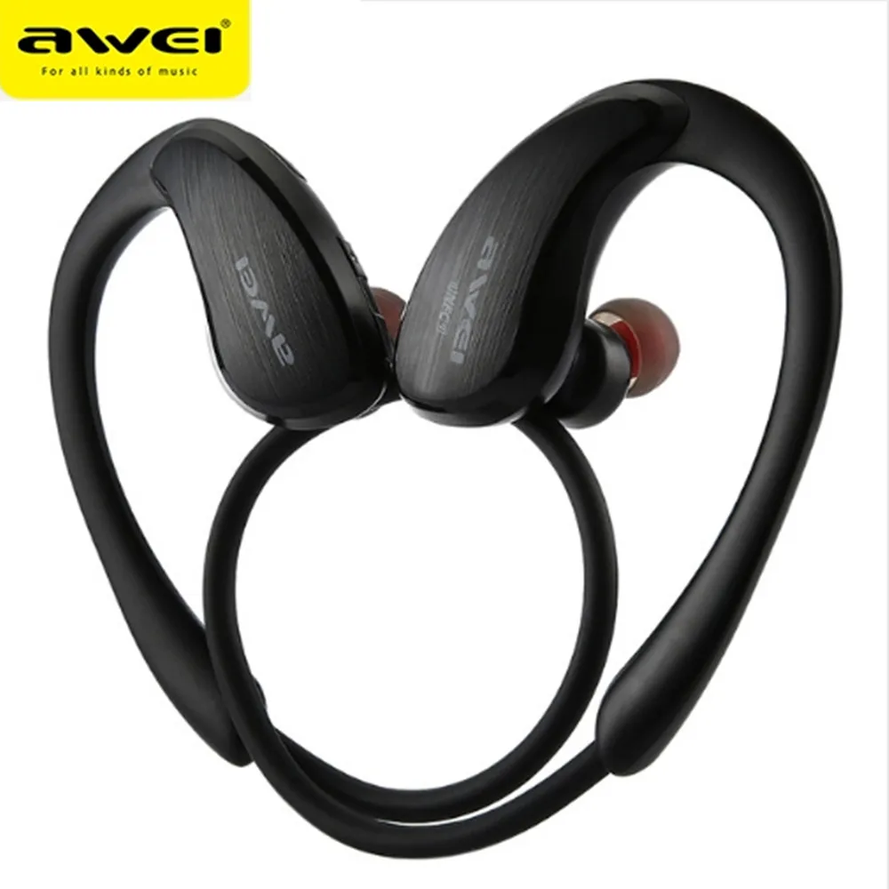 Беспроводные водонепроницаемые Наушники Awei A880BL Bluetooth V4.0 спортивные музыкальные
