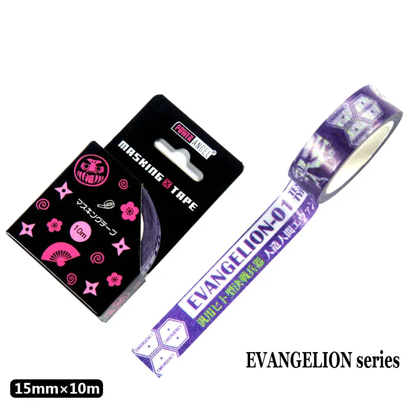 Японский аниме Evangelion EVA васи клейкая лента DIY Скрапбукинг наклейка этикетка маскирующая лента игрушки подарок