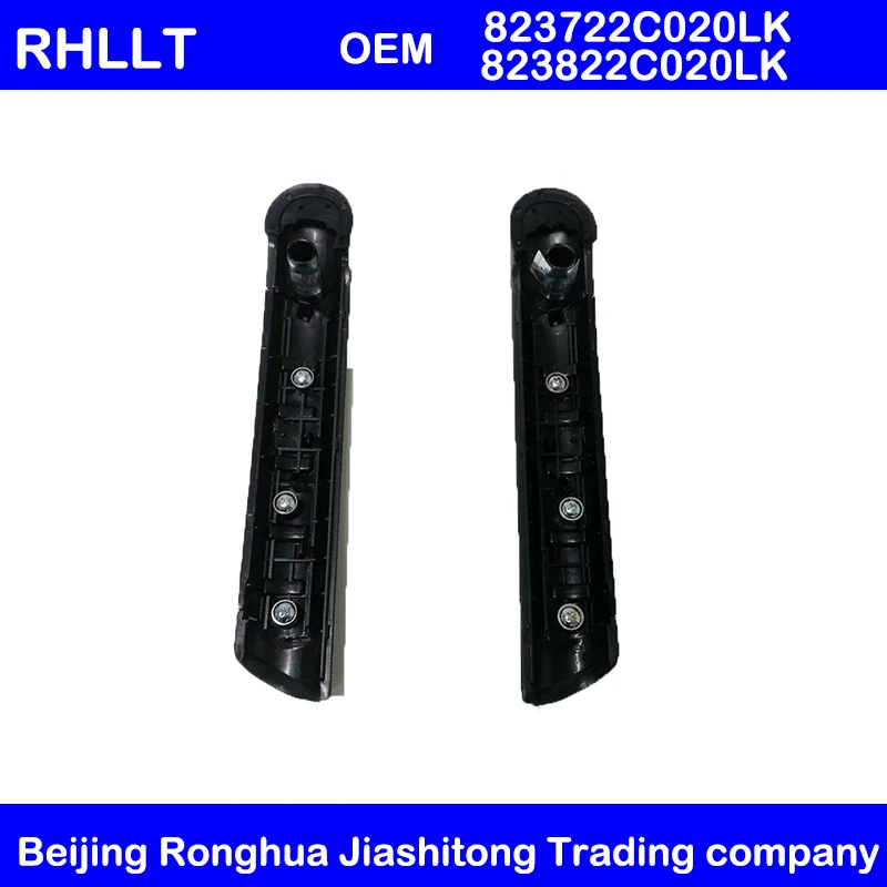 Для hyundai Tiburon Coupe 03-08 OEM 823722C020LK 82382 2C020LK Подлинная Серебряная внутренняя дверная ручка крышка набор