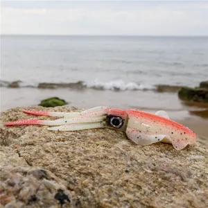 Силиконовая рыболовная приманка Le-Fish, мягкая светящаяся приманка-осьминог, 15 см, 20 г60 г, для морской рыбалки