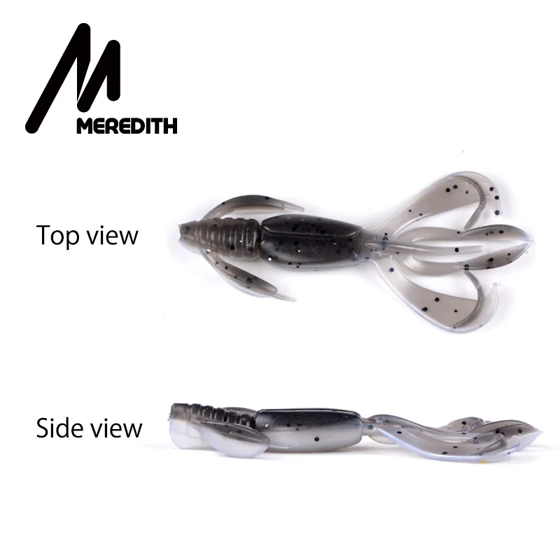 MEREDITH Мягкая приманка для рыбной ловли в соленой воде 7 см/3 г 5 шт./лот | Спорт и