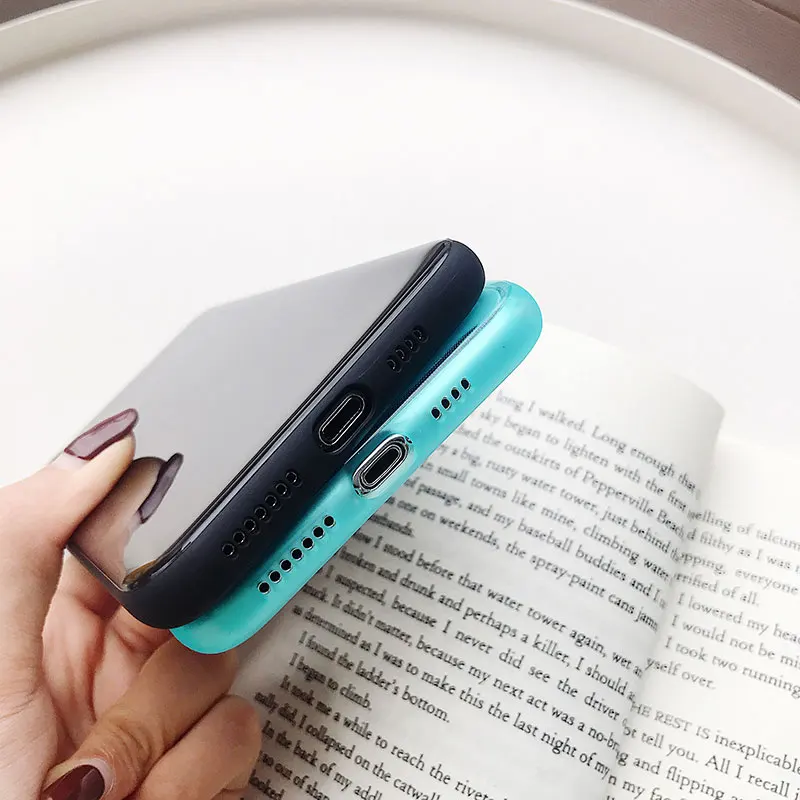 Прозрачный чехол Boucho карамельных цветов для iphone X XS MAX XR 8 plus 7plus мягкие чехлы