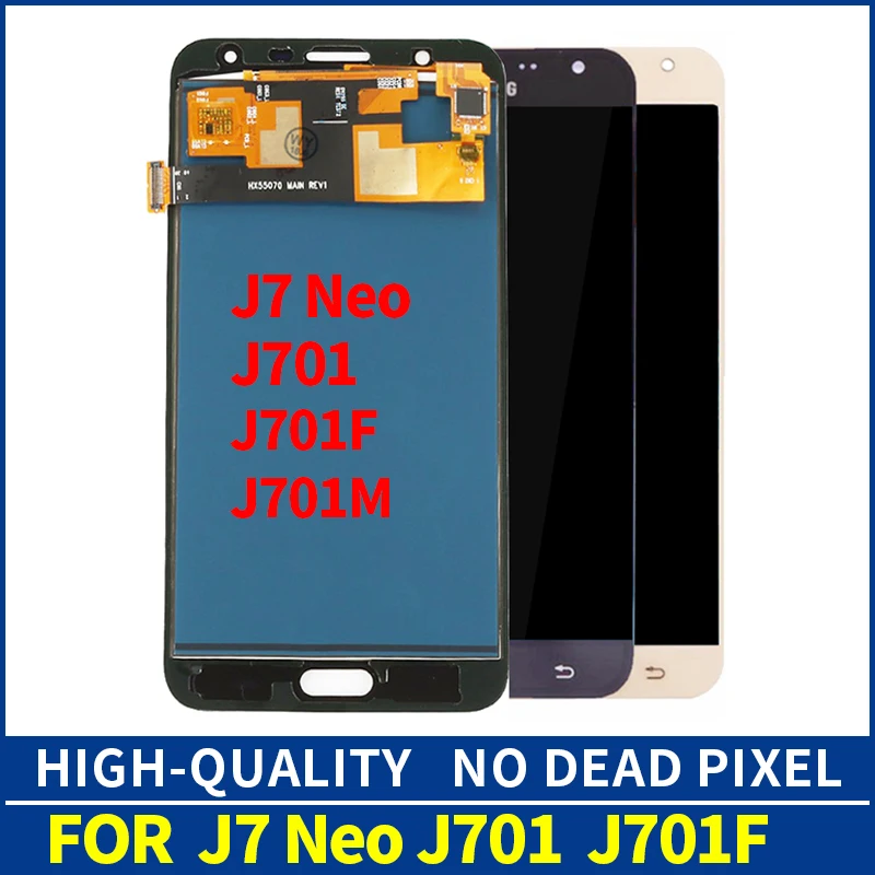 J701 ЖК дисплей для samsung Galaxy J701M J701MT J7 neo Дисплей Сенсорный экран сборки Замена J701F SM