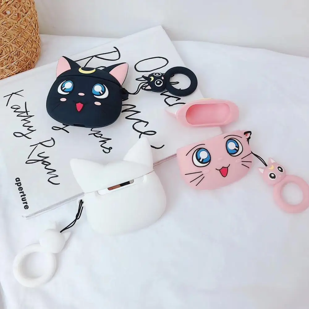 GOOYIYO-для Airpods 1 2 мультяшный силиконовый чехол для наушников с изображением