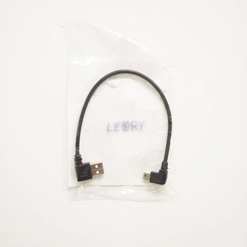 LEORY 25 см 90 градусов угловой мини USB кабель Mini USB к USB 2,0 кабель для синхронизации данных и зарядки для мобильного телефона MP3 MP4 gps камера HDD