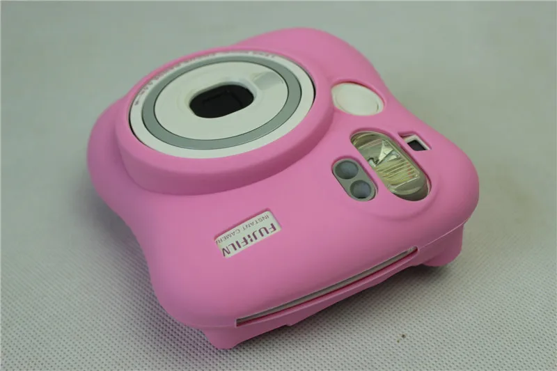 Новый чехол для видеокамеры сумка ПВХ силиконовый камеры Fuji Fujifilm Instax Mini 25
