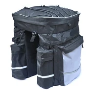 68l bike rear rack tail seat bag waterproof mountain road bicycle cycling luggage trunk container pannier rain cover
