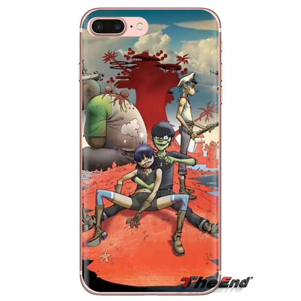 For Huawei Mate Honor 4C 5C 5X 6X 7 7A 7C 8 9 10 8C 8X 20 Lite Pro Gorillaz plastic beach Transparent Soft Cases Covers |