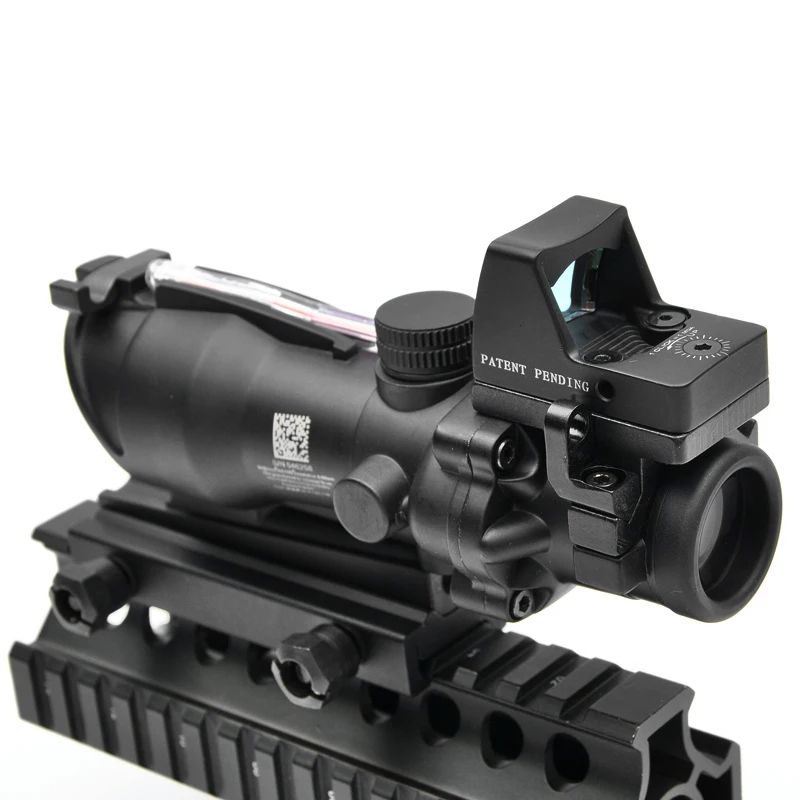 Оптический прицел с красной точкой ACOG 4X32 оптический из настоящего Красного