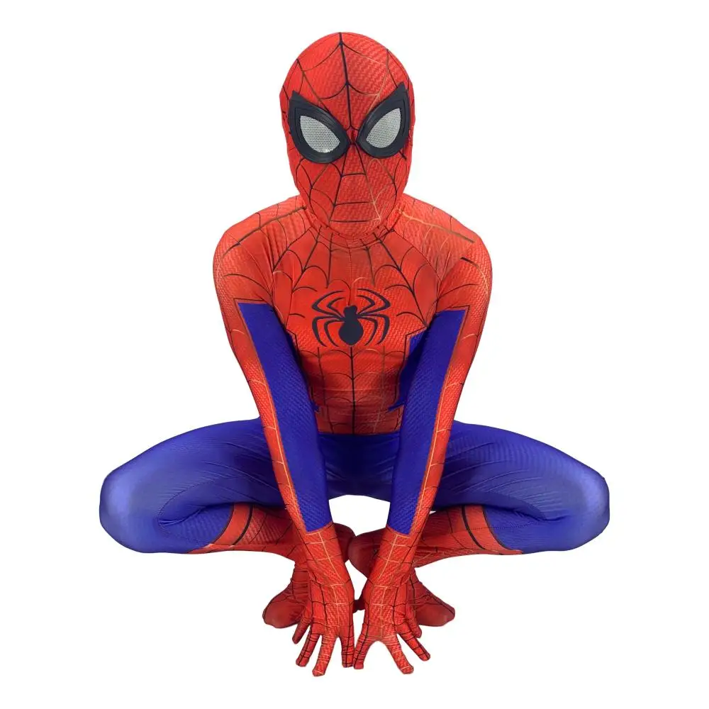 Костюм супергероя Человек-паук для взрослых костюм Питер Паркер зентай