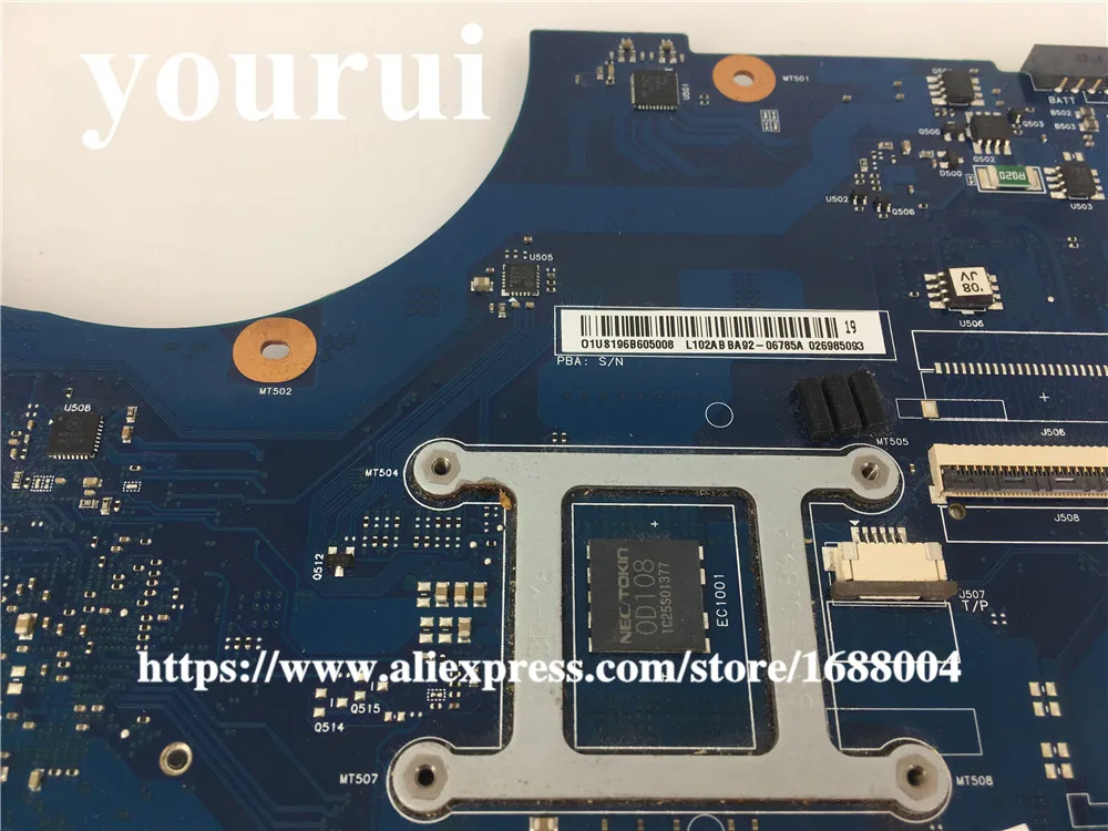 Материнская плата для ноутбука SAMSUNG R530 R540 BA92-06785B BA41-01218A BA92-06785A DDR3 Модель: BREMEN-C