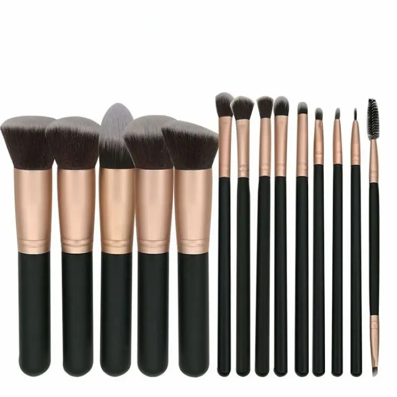 Высокое количество мягкие синтетические волосы 5 шт. Большие кисти для пудры