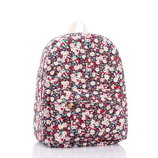 New Hot Floral Backpack Style Fresh Besign Knapsack Rucksack Canvas Schoolbag In Stock | Багаж и сумки