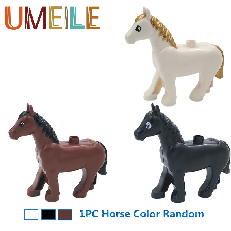 Оригинальный Классический Животных Зоопарка Большие Строительные Блоки Детские