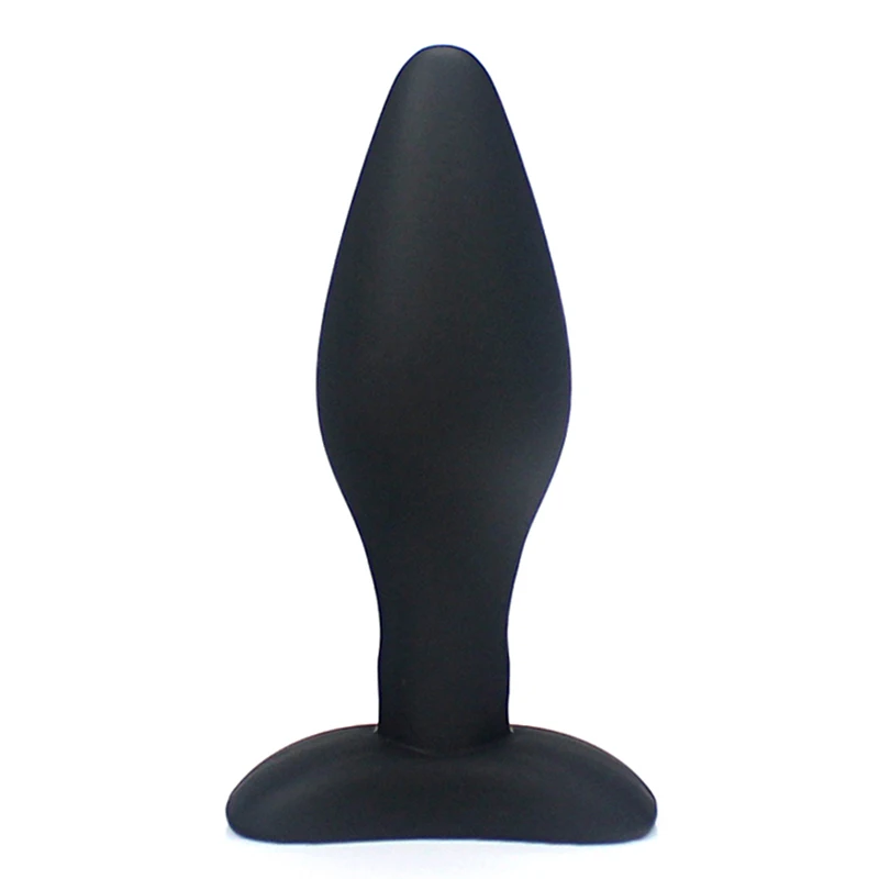 12*3 8 см большая черная безопасная силиконовая Анальная пробка секс-игрушки