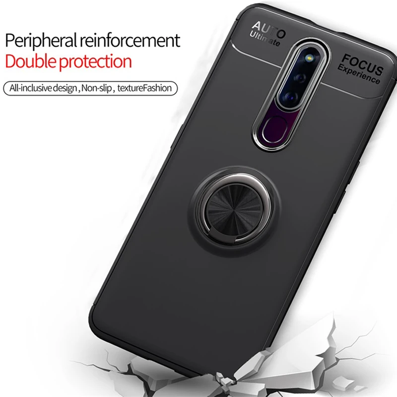 OPPO F11 Pro Автомобильный кронштейн вращающееся кольцо задняя крышка телефона для F 11