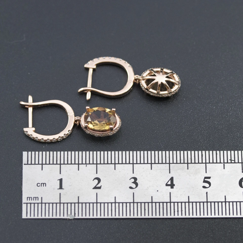 Bolai, меняющие цвет, zultanit, клипсы, Настоящее серебро 925 пробы, nano diaspore, Овальный драгоценный камень, Трендовое ювелирное изделие для женщин