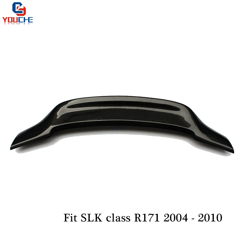 Mercedes R171 R Стиль углеродное волокно задний спойлер крыло для Benz SLK Class 2004 2010 SLK200 SLK280