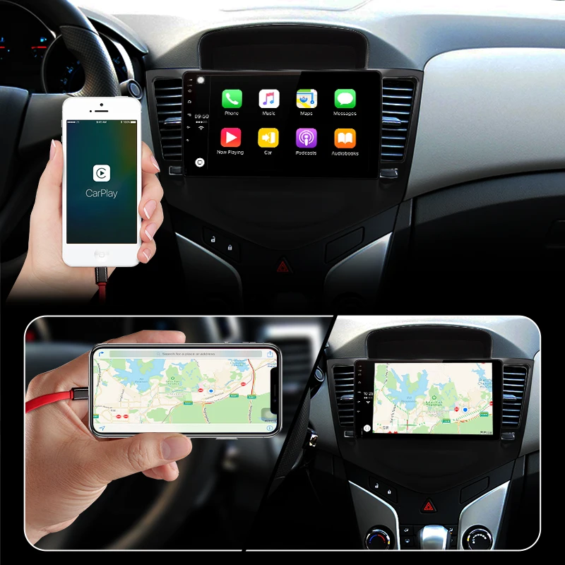 Junsun 4G + 64G CarPlay DSP Android 8 1 автомобильный Радио Мультимедиа Стерео Аудио плеер gps 2 Din