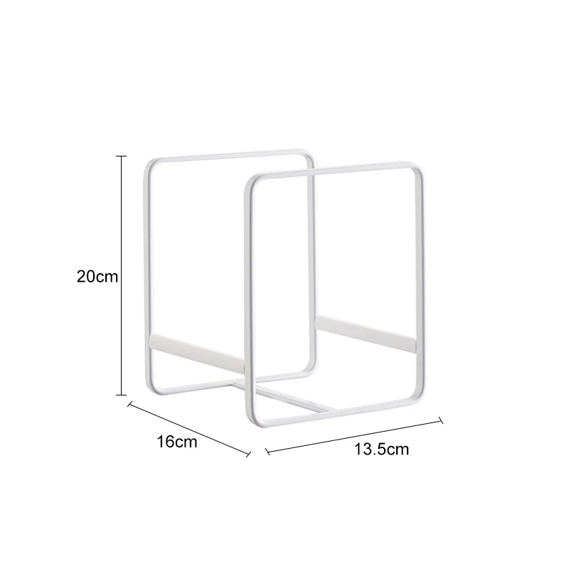 Plate Rack White L Шкаф подвесной под полкой Железный контейнер для хранения сетчатая корзина Cabiniet дверь Органайзер стойка тарелка блюдо шкаф Держатели корзина для хранения стеллаж - Цвет: Plate Rack White L