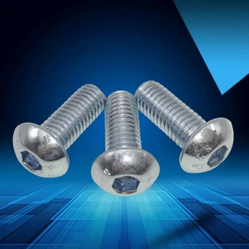 

10pcs M8 10.9 level Mushroom head bolt Galvanized Semi-rounds heads Allen screw Round cup Hexagon socket Mechanical screws