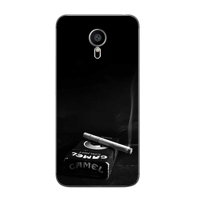 Для Meizu MX4 MX5 MX6 Pro 5 6 Чехол для телефона M1 M2 M3 заметка Мейлан E мини оболочка Прозрачный чехол, мягкий, из силиконового материала золы дорожная кожа с узором