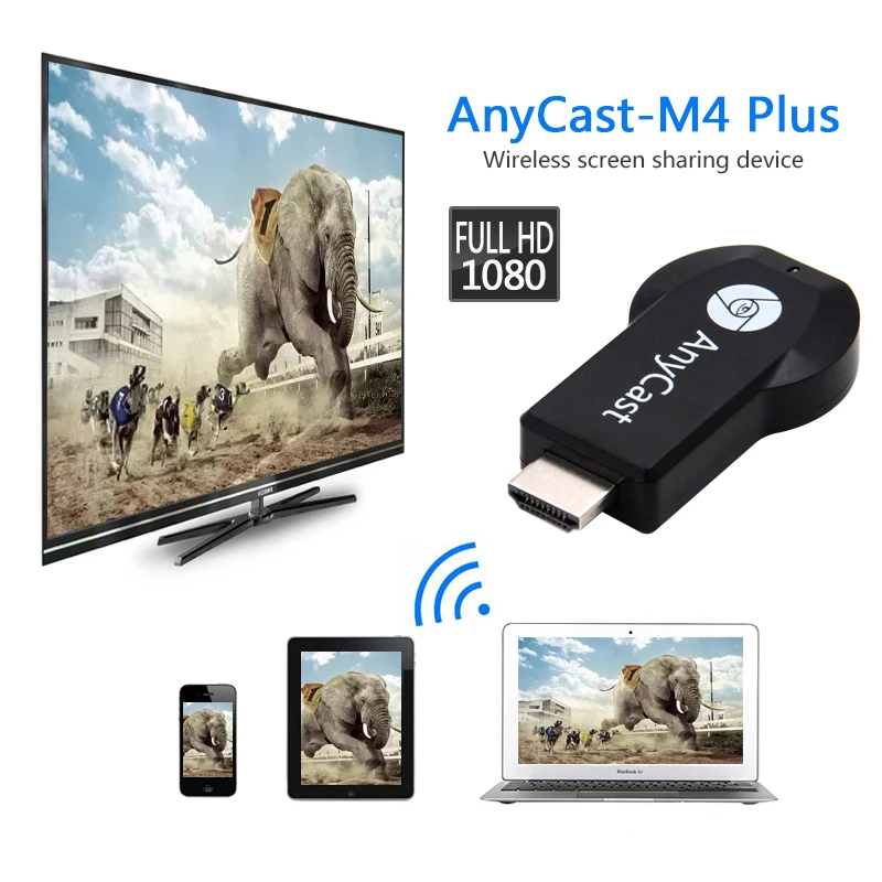 Лидер продаж Anycast m4plus Chromecast 2 зеркальное отображение нескольких тв стиков адаптер